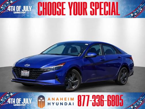 Intense Blue 2022 Hyundai ELANTRA SEL