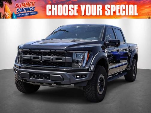 Agate Black Metallic 2022 Ford F-150 Raptor