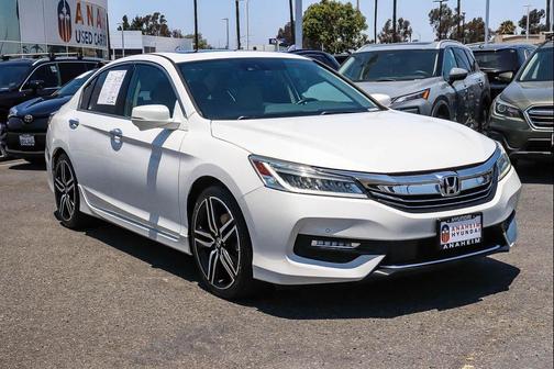 White 2016 Honda Accord Touring