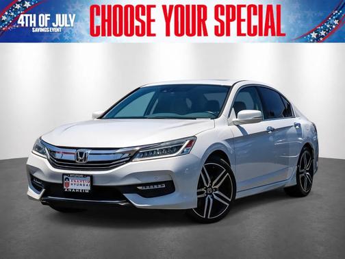 White 2016 Honda Accord Touring