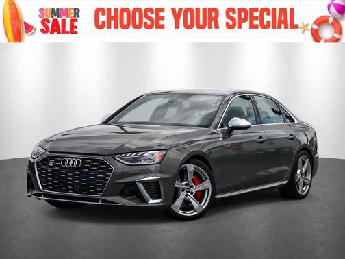 Chronos Gray Metallic 2023 Audi S4 Premium Plus TFSI quattro Tiptronic