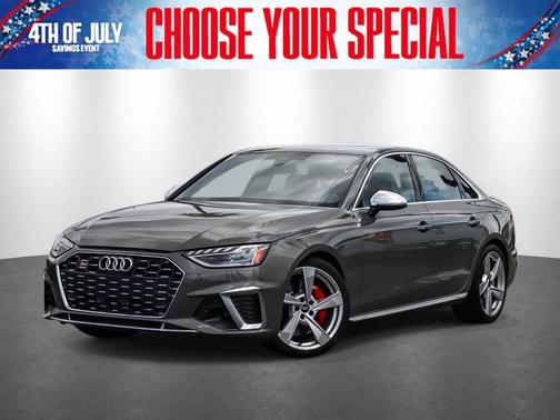 Chronos Gray Metallic 2023 Audi S4 Premium Plus TFSI quattro Tiptronic