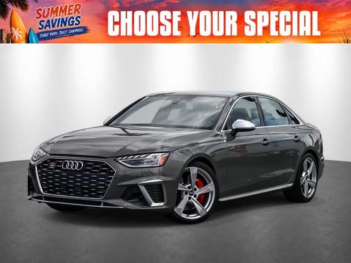 Chronos Gray Metallic 2023 Audi S4 Premium Plus TFSI quattro Tiptronic
