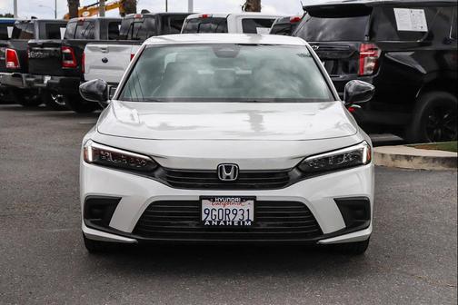 Platinum White Pearl 2023 Honda Civic Sport