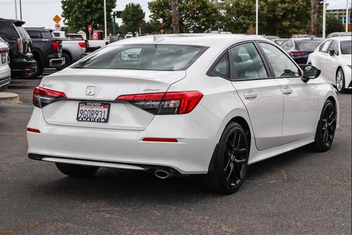Platinum White Pearl 2023 Honda Civic Sport