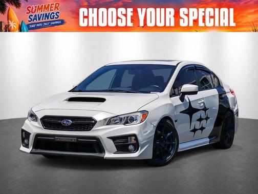 Crystal White Pearl 2018 Subaru WRX Premium