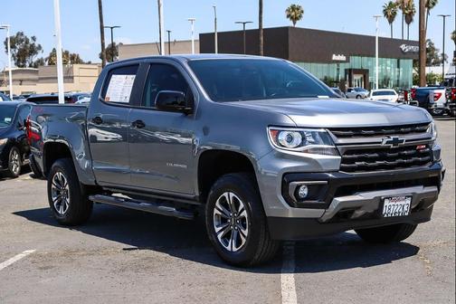 Satin Steel Metallic 2021 Chevrolet Colorado Z71