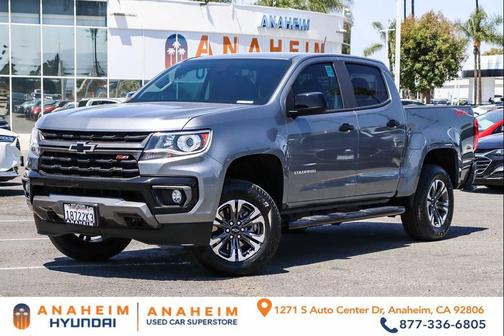 Satin Steel Metallic 2021 Chevrolet Colorado Z71