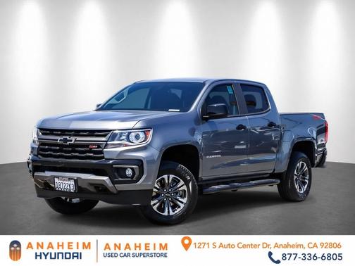 Satin Steel Metallic 2021 Chevrolet Colorado Z71