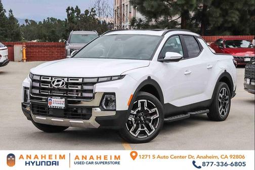 Atlas White 2026 Hyundai SANTA CRUZ Limited
