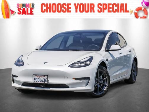 White 2023 Tesla Model 3 Standard Range