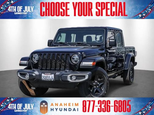 Black Clearcoat 2021 Jeep Gladiator Sport S