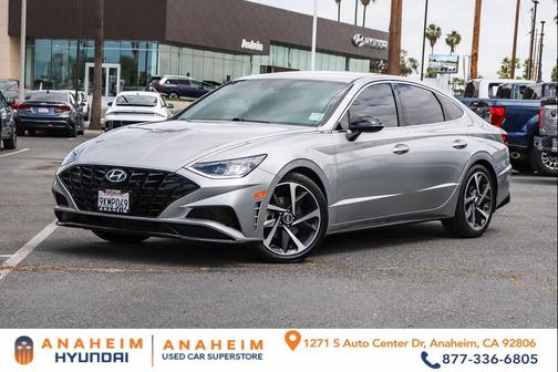 Shimmering Silver Pearl 2021 Hyundai SONATA SEL Plus