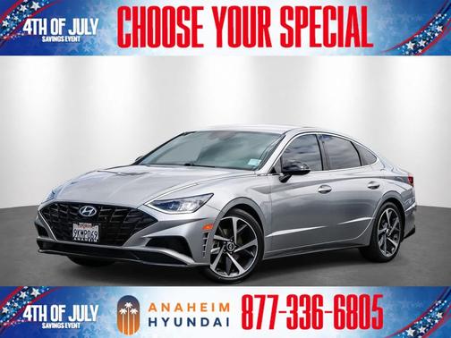Shimmering Silver Pearl 2021 Hyundai SONATA SEL Plus