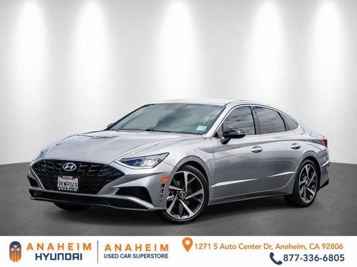Shimmering Silver Pearl 2021 Hyundai SONATA SEL Plus