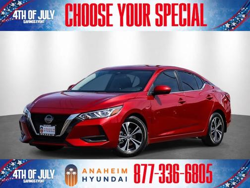 Scarlet Ember Tintcoat 2023 Nissan Sentra SV