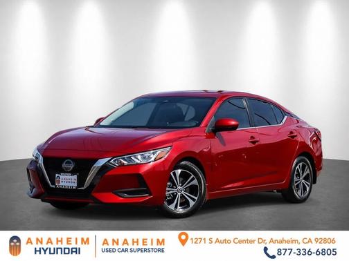 Scarlet Ember Tintcoat 2023 Nissan Sentra SV