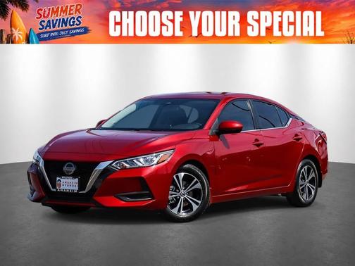 Scarlet Ember Tintcoat 2023 Nissan Sentra SV