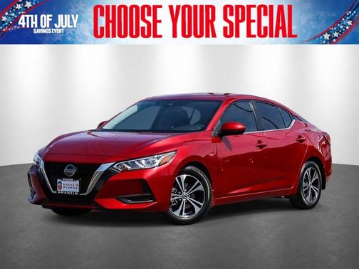 Scarlet Ember Tintcoat 2023 Nissan Sentra SV