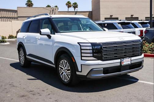 Creamy White Pearl 2027 Hyundai Palisade Hybrid Blue SEL 7P