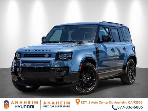 Blue 2025 Land Rover Defender 110 P400 X-Dynamic SE