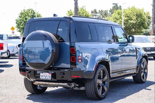 Blue 2025 Land Rover Defender 110 P400 X-Dynamic SE