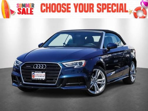 Blue 2018 Audi A3 2.0T Premium