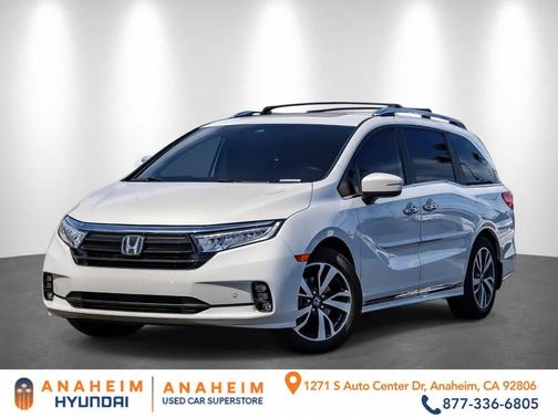 Platinum White Pearl 2022 Honda Odyssey Touring