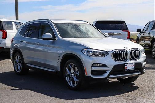 Glacier Silver Metallic 2021 BMW X3 sDrive30i