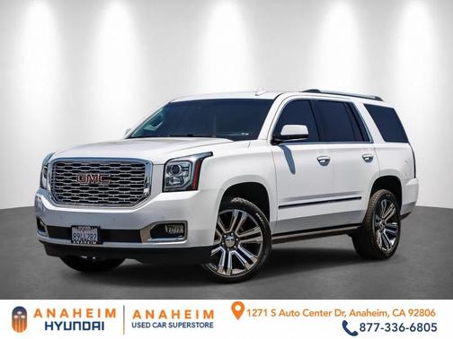 Summit White 2019 GMC Yukon Denali