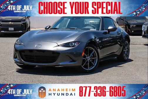 Machine Gray Metallic 2019 Mazda MX-5 Miata RF Grand Touring