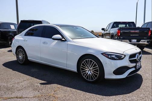 Polar White 2023 Mercedes-Benz C-Class Sedan