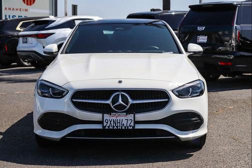 Polar White 2023 Mercedes-Benz C-Class Sedan
