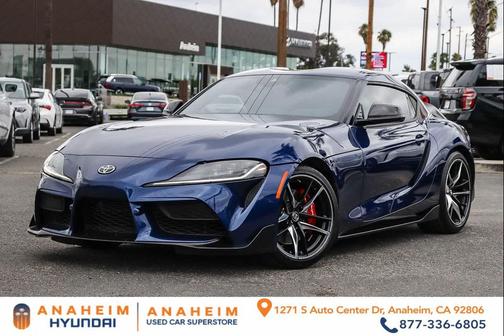 Downshift Blue 2020 Toyota Supra 3.0 Premium