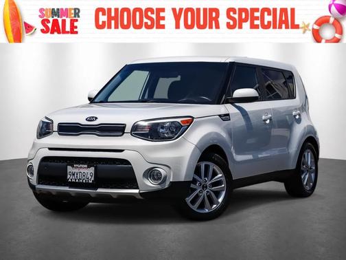 Clear White 2019 Kia Soul +