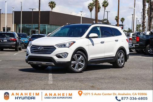 Monaco White 2016 Hyundai SANTA FE Limited