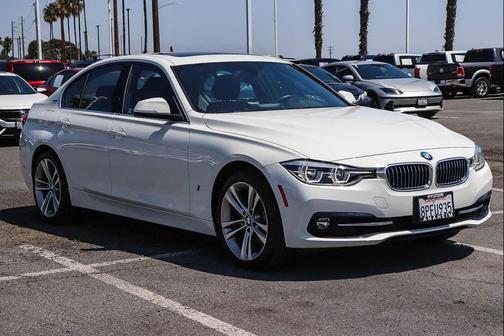White 2018 BMW 330e iPerformance