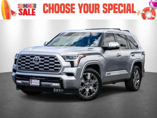 Celestial Silver Metallic 2025 Toyota Sequoia Capstone