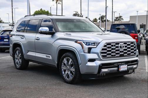 Celestial Silver Metallic 2025 Toyota Sequoia Capstone