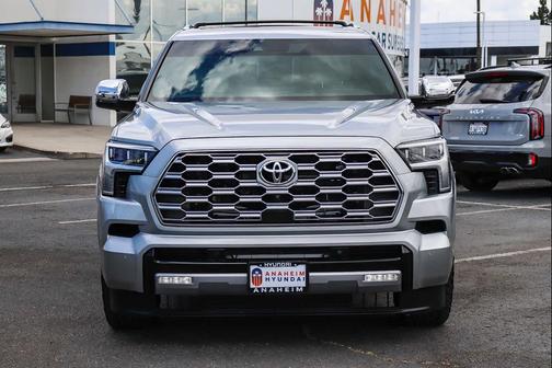 Celestial Silver Metallic 2025 Toyota Sequoia Capstone