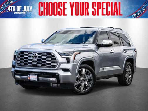 Celestial Silver Metallic 2025 Toyota Sequoia Capstone