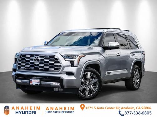 Celestial Silver Metallic 2025 Toyota Sequoia Capstone