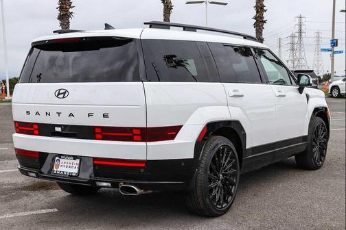 Serenity White 2026 Hyundai SANTA FE Calligraphy