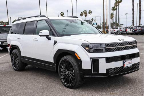 Serenity White 2026 Hyundai SANTA FE Calligraphy