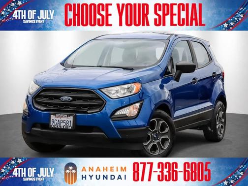 LIGHTNING BLUE METALLIC 2018 Ford EcoSport S