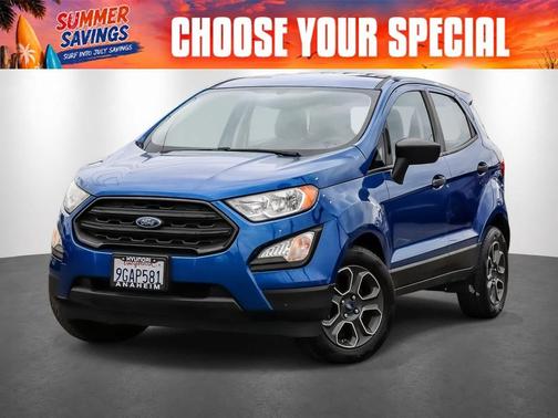 LIGHTNING BLUE METALLIC 2018 Ford EcoSport S