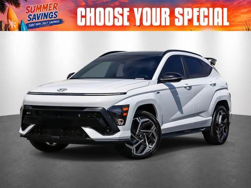 Atlas White 2024 Hyundai KONA N Line