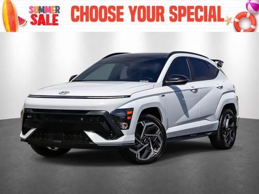Atlas White 2024 Hyundai KONA N Line