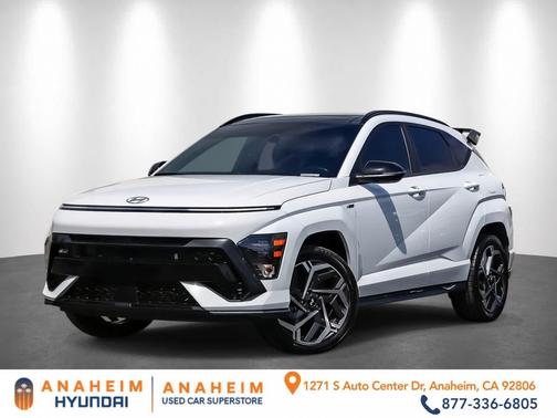 Atlas White 2024 Hyundai KONA N Line