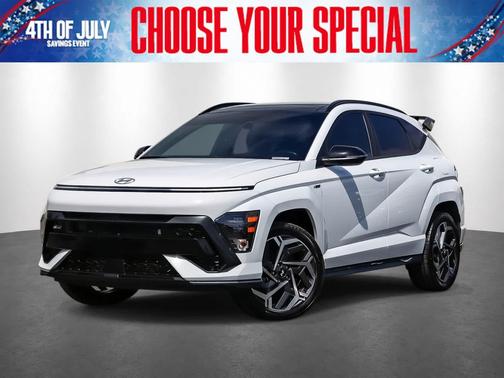 Atlas White 2024 Hyundai KONA N Line